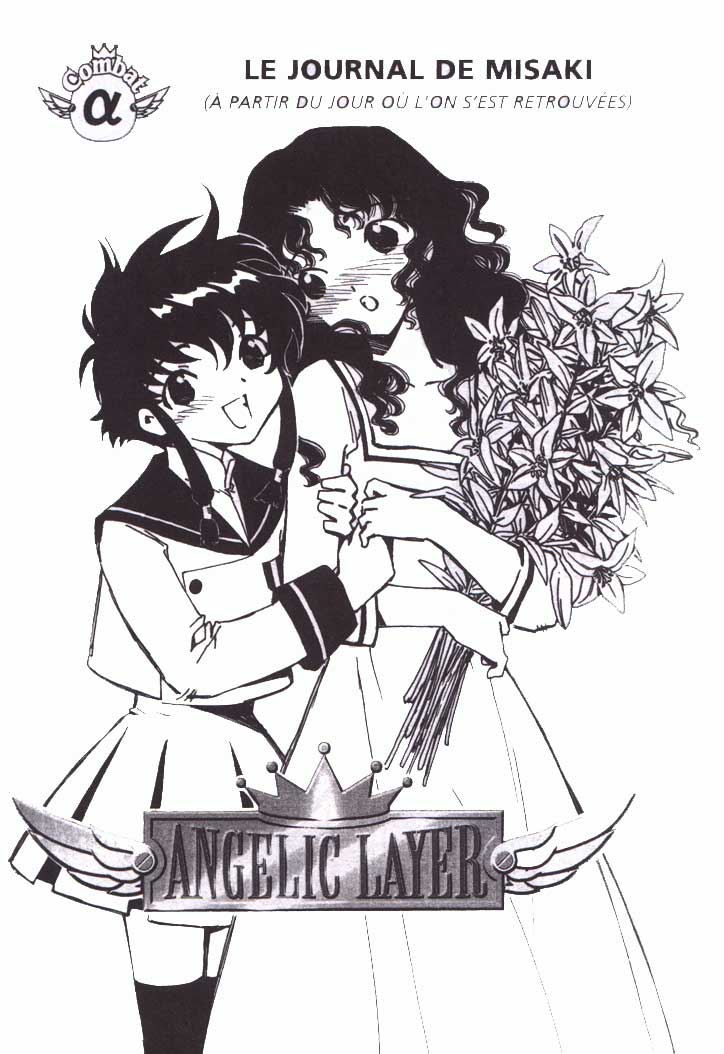 suzuhara misaki, suzuhara shuko, angelic layer, monochrome, school uniform, serafuku, thighhighs