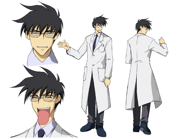 mihara ichiro, angelic layer, artist request, tagme, 1boy, black hair, male focus, solo