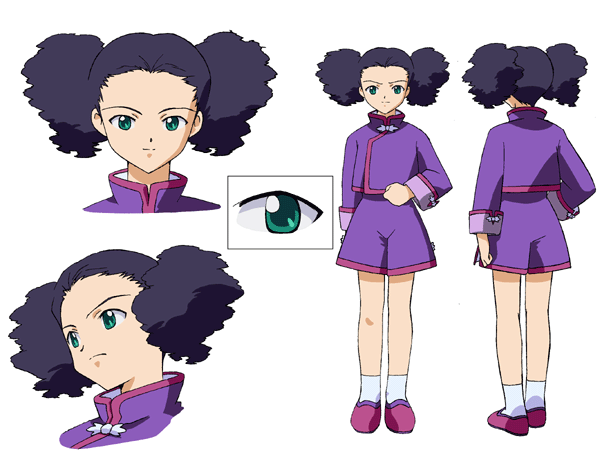 fujisaki arisu, angelic layer, tagme, black hair, green eyes