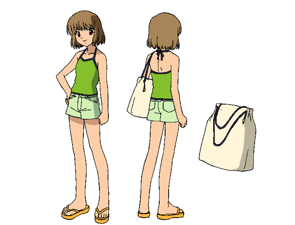 kizaki tamayo, angelic layer, tagme, brown hair