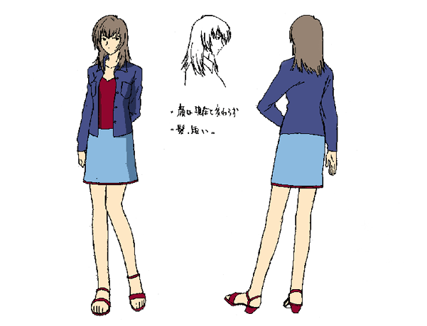 asami shoko, angelic layer, tagme, brown hair