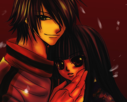 enma ai, ichimoku ren, jigoku shoujo, lowres, tagme, 00s, japanese clothes, kimono