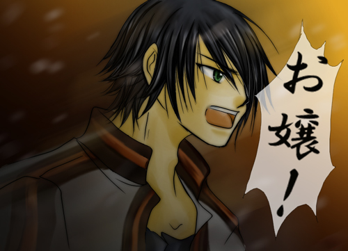 ichimoku ren, jigoku shoujo, lowres, tagme, 00s, black hair, green eyes