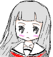 enma ai, jigoku shoujo, lowres, tagme, 00s, school uniform, serafuku, sketch