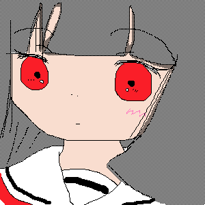 enma ai, jigoku shoujo, lowres, tagme, 00s, black hair, red eyes