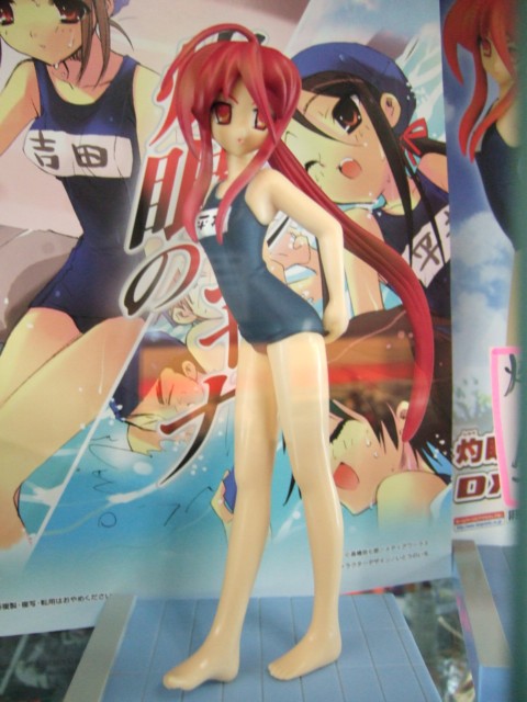 shana, shakugan no shana, photo (medium), 00s, figure, red eyes, red hair, swimsuit