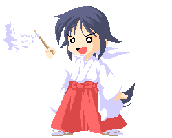 andou mahoro, mahoromatic, animated, animated gif, lowres, blue hair