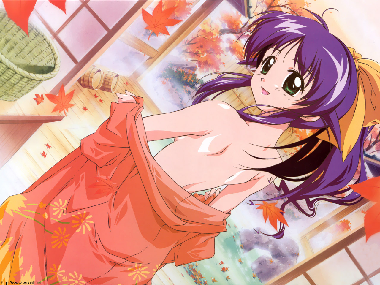 andou mahoro, mahoromatic, tagme, blue hair, green eyes