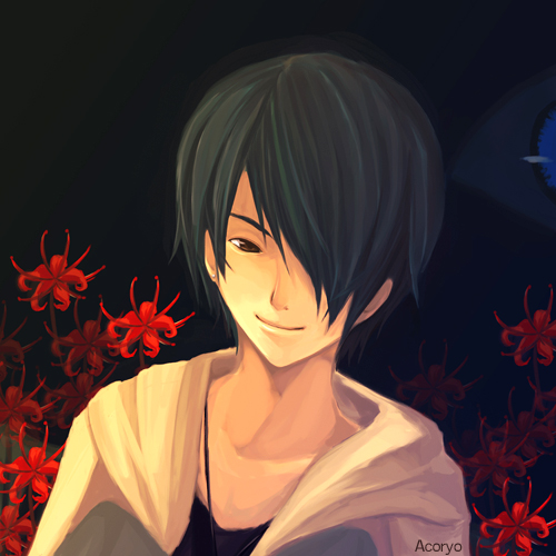 ichimoku ren, jigoku shoujo, lowres, tagme, 00s, black hair, green eyes