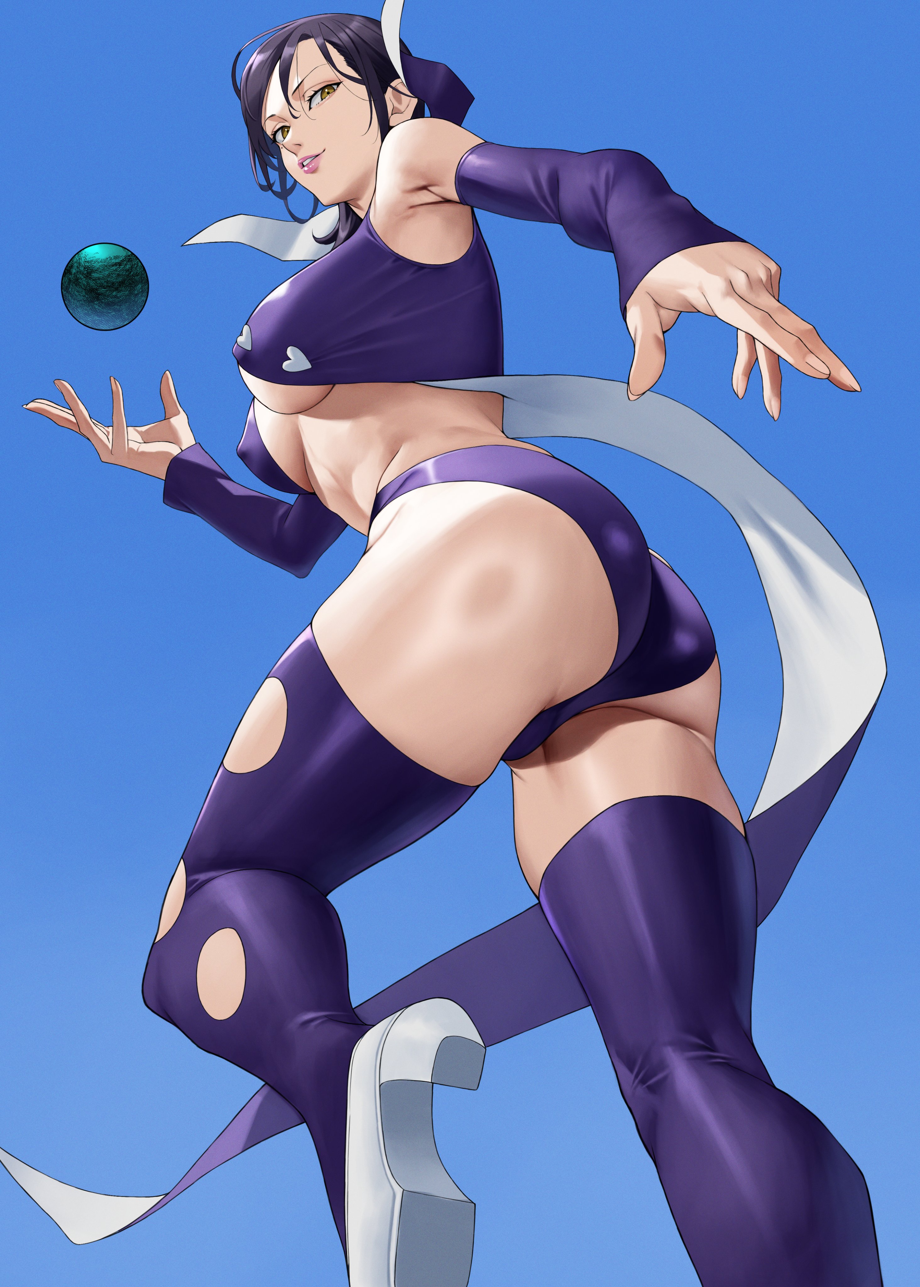 yoshio (55level), merlin (nanatsu no taizai), nanatsu no taizai, tagme, 1girl, ass, breasts, female focus, large breasts, smile, solo, yellow eyes