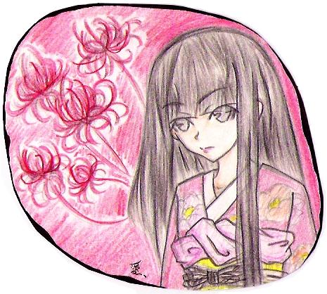 enma ai, jigoku shoujo, lowres, tagme, 00s, japanese clothes, kimono