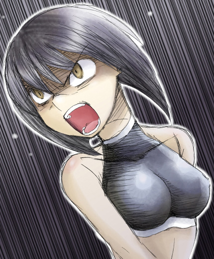 tsumura tokiko, busou renkin, tagme, 00s, scar, yellow eyes