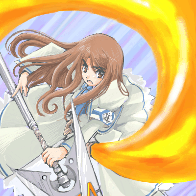 mutou mahiro, busou renkin, lowres, 00s, brown eyes, brown hair, school uniform, serafuku, sunlight heart