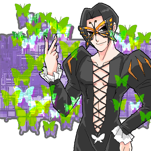 papillon, busou renkin, lowres, tagme, 00s, black hair, chono koshaku
