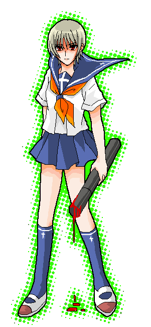 busou renkin, tagme, 00s, blonde hair, school uniform, serafuku