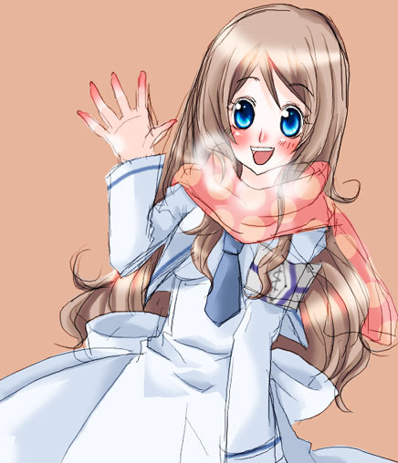 busou renkin, tagme, 00s, blue eyes, brown hair, school uniform, serafuku