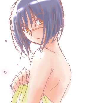 tsumura tokiko, busou renkin, lowres, 00s, blue hair, scar, yellow eyes