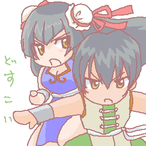 hayasaka ouka, hayasaka shusui, busou renkin, lowres, tagme, 00s, black hair