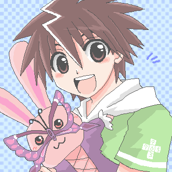 mutou kazuki, papillon, busou renkin, lowres, 00s, brown eyes, brown hair