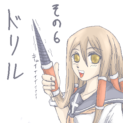 busou renkin, lowres, tagme, 00s, blonde hair, school uniform, serafuku, yellow eyes