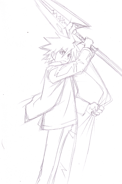 mutou kazuki, busou renkin, tagme, 00s, monochrome, sketch