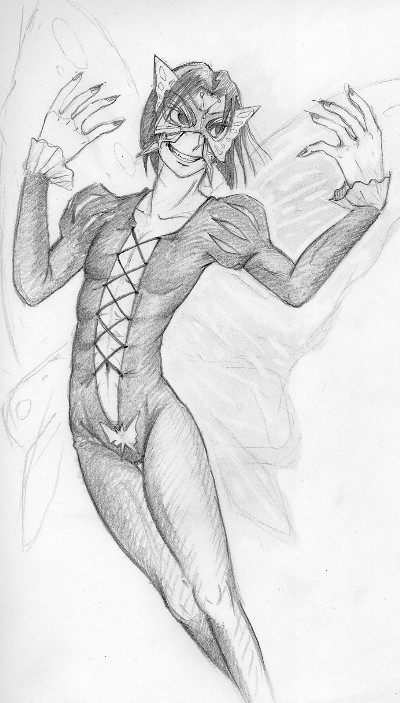 papillon, busou renkin, 00s, chono koshaku, monochrome, sketch