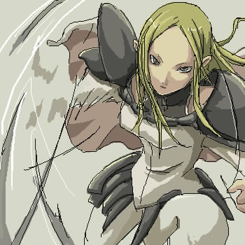 tea (nakenashi), irene, claymore (series), lowres, tagme, 00s, 1girl, female focus, solo