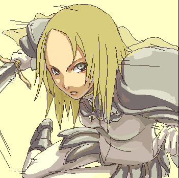 tea (nakenashi), miria, claymore (series), lowres, tagme, 00s, 1girl, female focus, solo