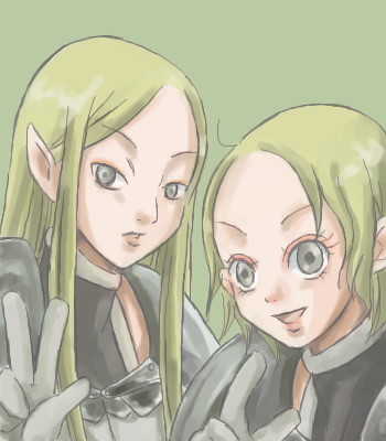 irene, teresa, claymore (series), lowres, tagme, 00s