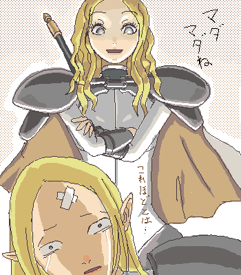 tea (nakenashi), irene, teresa, claymore (series), lowres, tagme, 00s, 2girls, multiple girls
