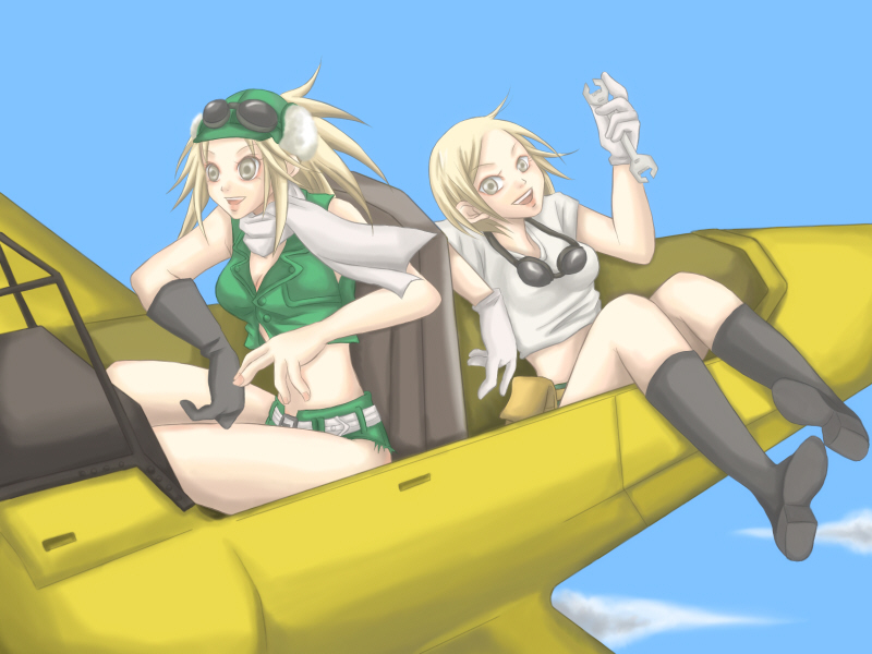 helen, miria, claymore (series), tagme, 00s, aircraft, airplane, midriff
