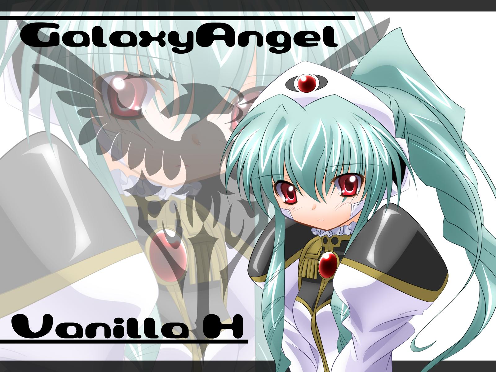 vanilla h, galaxy angel, highres, tagme, 00s, 1girl, character name, copyright name, female focus, green hair, high ponytail, long hair, looking at viewer, ponytail, red eyes, solo, zoom layer