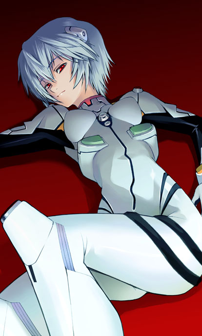 ayanami rei, neon genesis evangelion, tagme, blue hair, mecha pilot suit, plugsuit (evangelion), red eyes