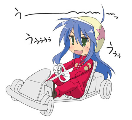 izumi konata, lucky star, lowres, tagme, 00s, blue hair, green eyes