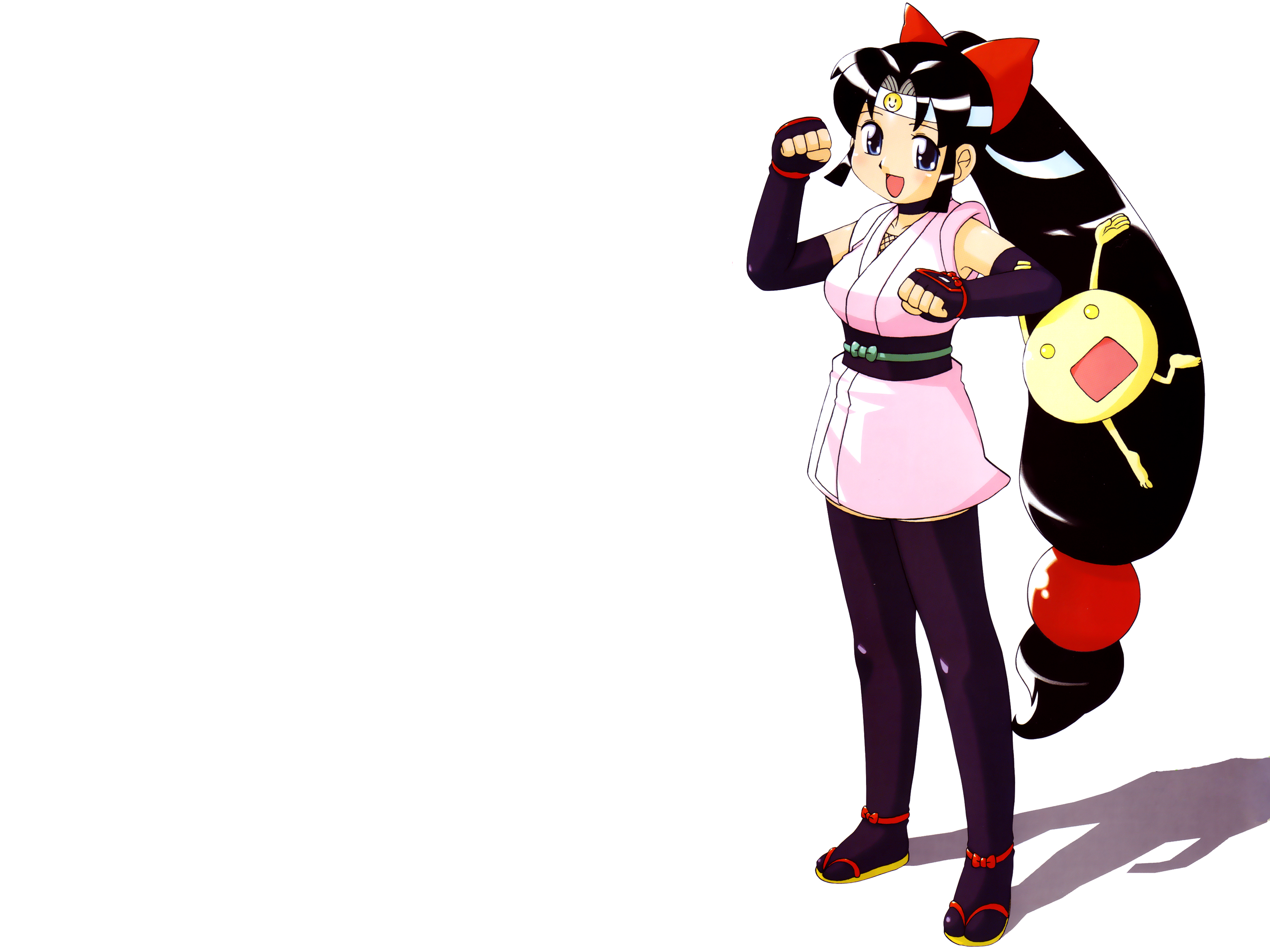 shinobu (ninin ga shinobuden), ninin ga shinobuden, absurdres, highres, 00s, black hair, blue eyes, ninja