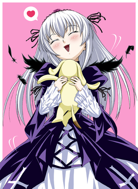 suigintou, rozen maiden, tagme, 00s, white hair