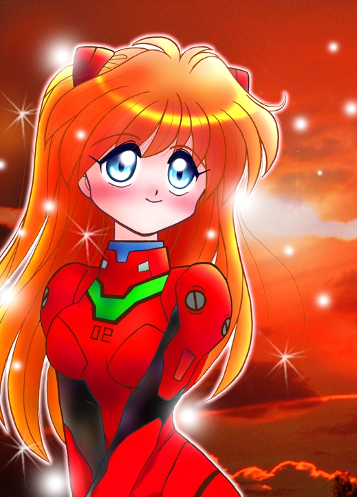 souryuu asuka langley, neon genesis evangelion, tagme, blue eyes, mecha pilot suit, plugsuit (evangelion), red hair