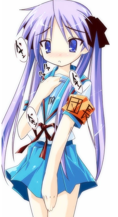 yuki usagi, hiiragi kagami, suzumiya haruhi, lucky star, suzumiya haruhi no yuuutsu, blue eyes, blue hair, cosplay, school uniform, serafuku, suzumiya haruhi (cosplay)