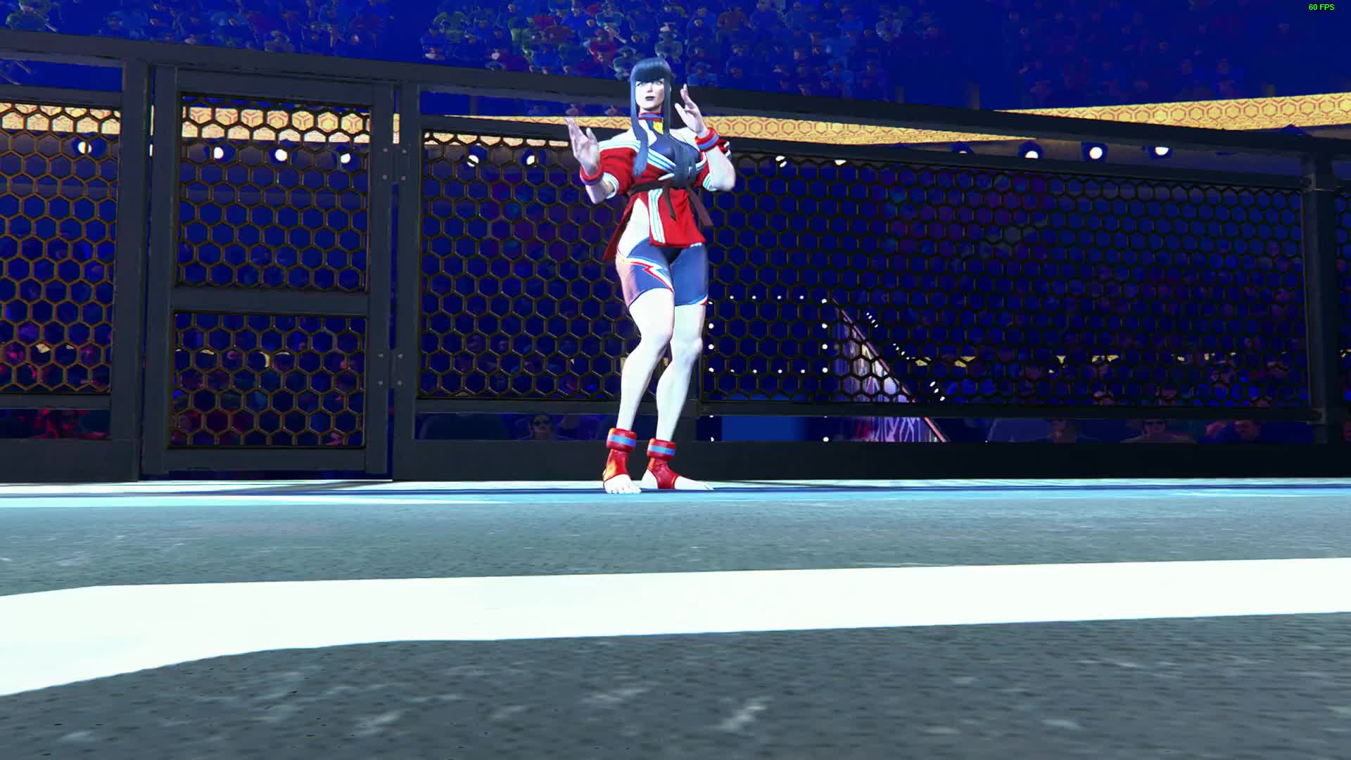 manon legrand, shiranui mai, capcom, snk, street fighter, street fighter 6, animated, mod, tagme, video, 2girls, 3d, ass, feet, female focus, fighting stance, game screenshot, japanese clothes, multiple girls, official alternate color, revealing clothes, squatting