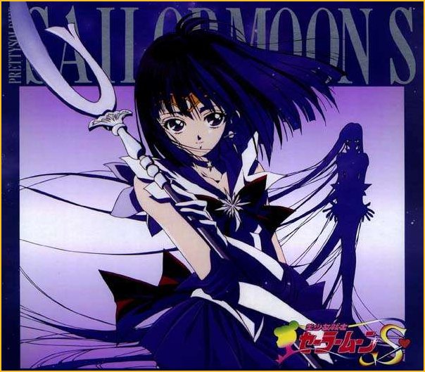 sailor saturn, tomoe hotaru, bishoujo senshi sailor moon, 1990s (style), purple eyes, purple hair, school uniform, serafuku, short hair