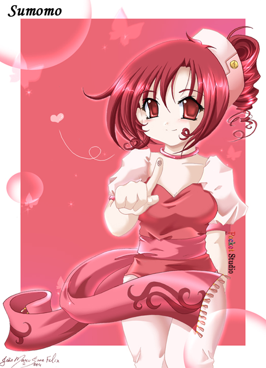 sumomo (chobits), chobits, tagme, 00s, pink eyes, pink hair