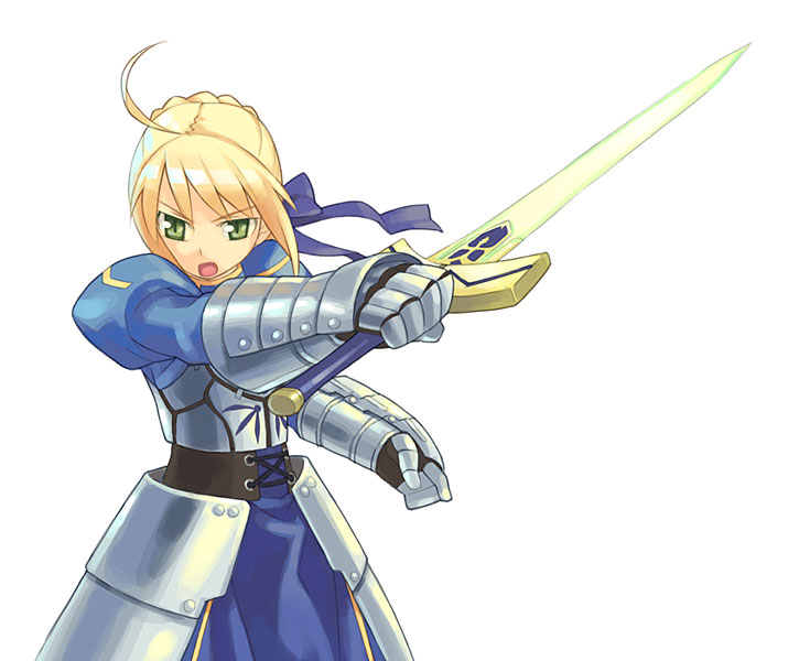 artoria pendragon (fate), saber (fate), fate/stay night, fate (series), tagme, 00s, sword, weapon