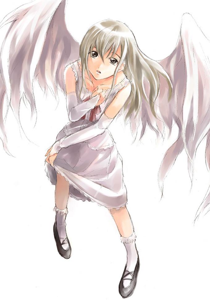 artist request, character request, copyright request, tagme, 1girl, female focus, solo, wings
