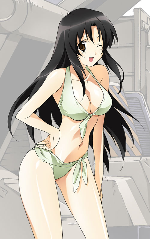 artist request, character request, copyright request, tagme, 1girl, female focus, solo, swimsuit