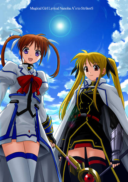 takamachi nanoha, lyrical nanoha, mahou shoujo lyrical nanoha, tagme, 00s, thighhighs