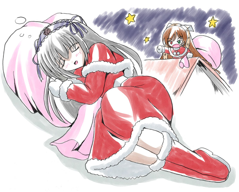 suigintou, suiseiseki, rozen maiden, tagme, 00s, christmas