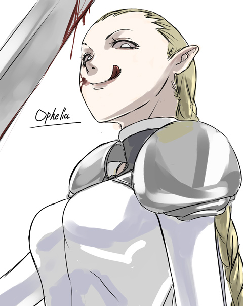 ophelia (claymore), claymore (series), tagme, 00s, claymore (sword)
