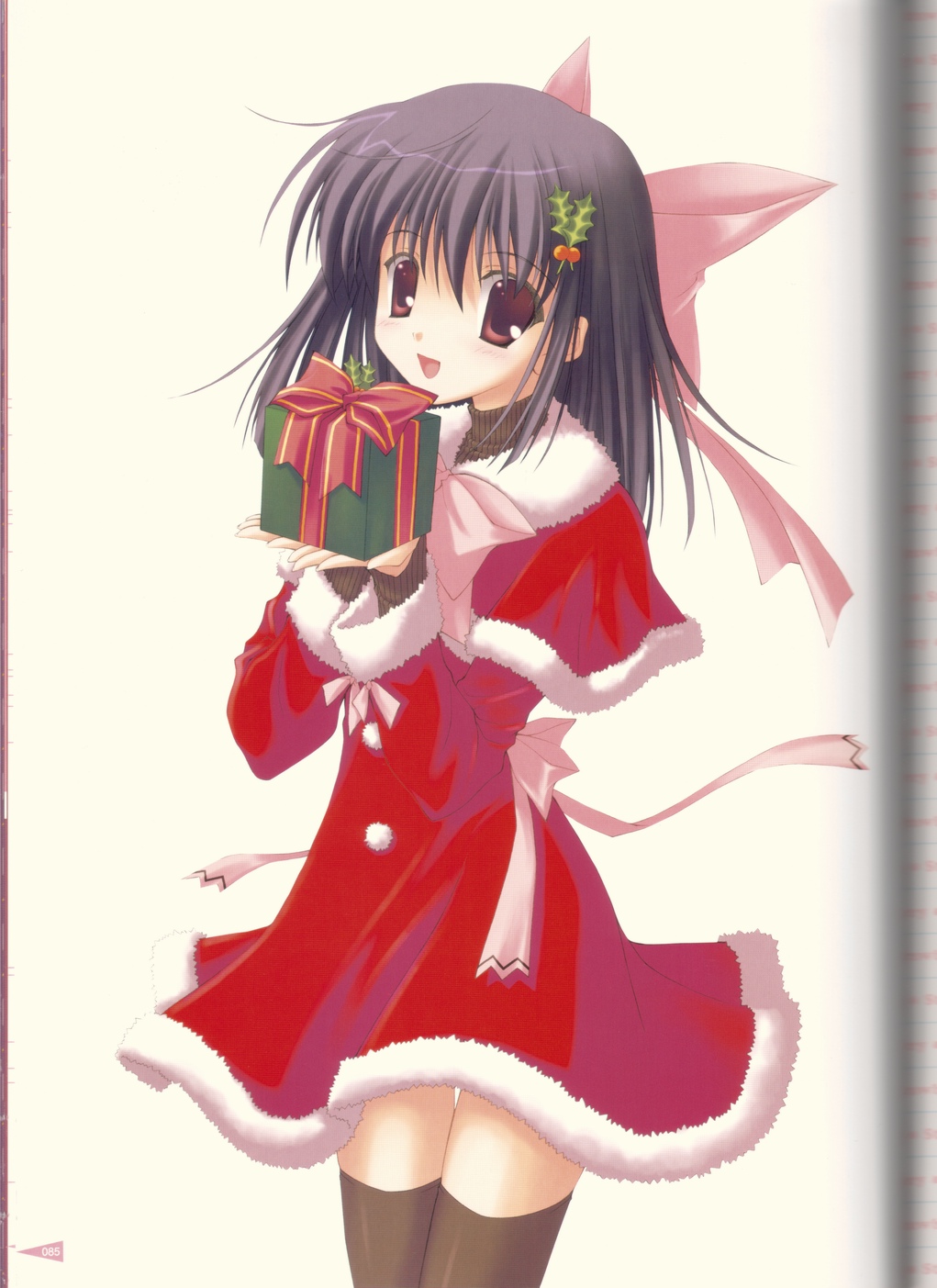 highres, tagme, christmas, thighhighs