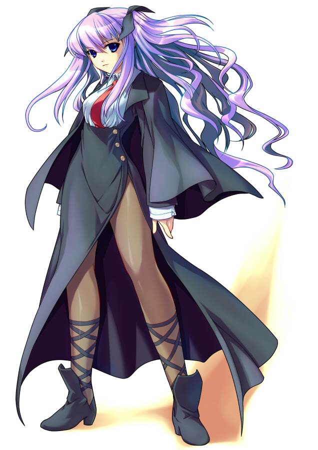 tagme, 1girl, blue eyes, looking at viewer, purple hair