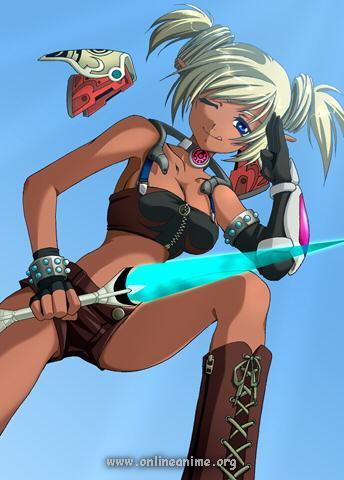 phantasy star, phantasy star online, lowres, tagme, blonde hair, blue eyes, mag